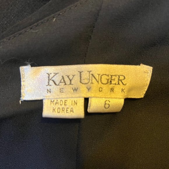 Kay Unger Cocktail Dress - Size 6 - Picture 4 of 5